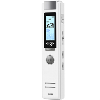 哈尔滨爱国者（aigo） R6611录音笔专业微型 高清远距降噪 MP3播放器 学习/会议适用 8G 白色 总代理批发兼零售，哈尔滨购网www.hrbgw.com送货上门,爱国者（aigo） R6611录音笔专业微型 高清远距降噪 MP3播放器 学习/会议适用 8G 白色 哈尔滨最低价格