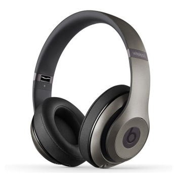 哈尔滨购物网Beats Studio Wireless 录音师蓝牙无线版 头戴包耳式耳机 Hi-Fi降噪 钛金色 带麦双模总代理批发