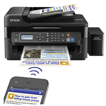 哈尔滨购物网爱普生（EPSON）L565 墨仓式 网络传真打印机一体机（打印 复印 扫描 云打印 无线直连）总代理批发