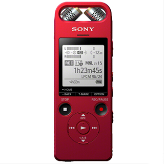 哈尔滨购物网索尼（SONY）ICD-SX2000 Hi-Res高解析度立体声数码录音棒 三向麦克风 （红）总代理批发