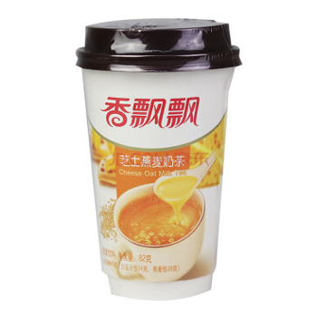 哈尔滨购物网香飘飘奶茶杯状 热饮 芝士燕麦口味  82g总代理批发