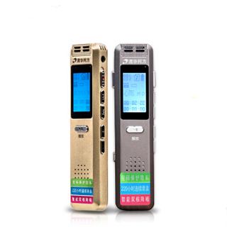 哈尔滨购物网清华同方TF-W500专业微型远距录音笔16G可插TF卡高清降噪声控正品MP3 土豪金总代理批发