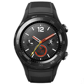 哈尔滨购物网 HUAWEI WATCH 2 华为第二代智能运动手表4G版 独立SIM卡通话 GPS心率FIRSTBEAT运动指导 NFC支付 碳晶黑总代理批发