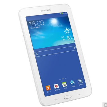 哈尔滨购物网三星（SAMSUNG） GALAXY Tab3 Lite T110 7英寸 (双核1.2GHz 8G WIFI 白色)平板电脑 总代理批发