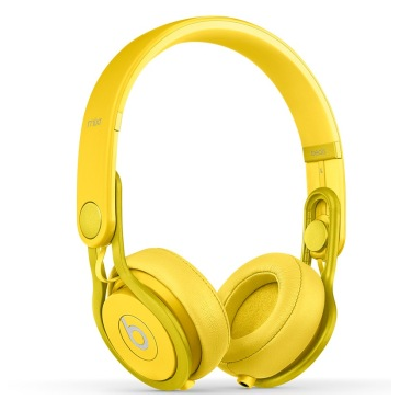 哈尔滨购物网Beats Mixr 混音师 头戴贴耳监听耳机 Hi-Fi Colr版 黄色 带麦总代理批发