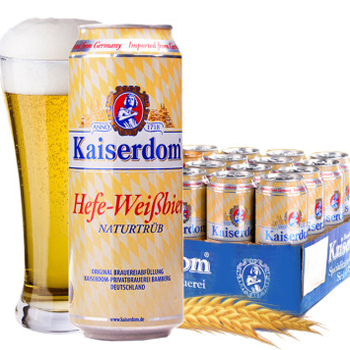 哈尔滨购物网凯撒 德国进口啤酒 凯撒白啤酒500ml×24总代理批发
