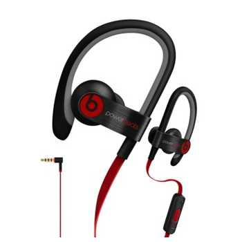 哈尔滨购物网BEATS PowerBeats 2 挂耳式运动耳机 黑色 iphone线控带麦总代理批发