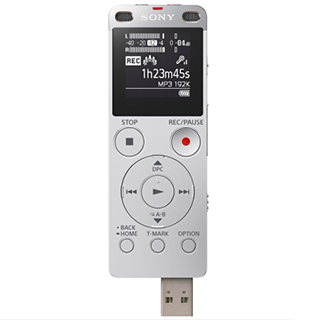 哈尔滨购物网索尼（SONY）ICD-UX565F 数码录音棒 纤薄机身 8GB 银总代理批发