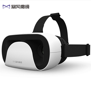 哈尔滨购物网暴风魔镜 小D 虚拟现实智能VR眼镜3D头盔 白色总代理批发