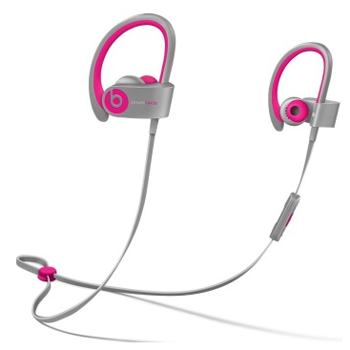 哈尔滨购物网Beats PowerBeats2 Wireless 双动力无线版 入耳式运动耳机 粉色 蓝牙无线带麦总代理批发